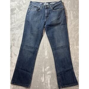 Urban Pipeline Men's Bootcut Jeans in Deep Blue